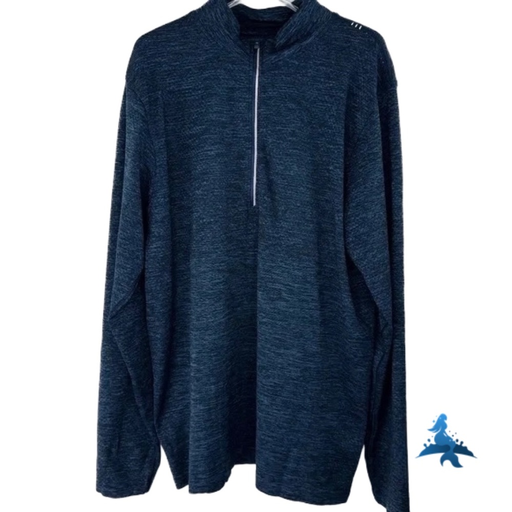 1200 lululemon Metal Vent Tech Midweight Half-Zip Pullover – XL – Blue
